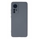 Newface Xiaomi Mi 12X Kılıf Nano içi Kadife Silikon - Gri Newface Xiaomi Mi 12X Kılıf Nano içi Kadife Silikon - Gri