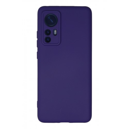 Newface Xiaomi Mi 12X Kılıf Nano içi Kadife Silikon - Mor Newface Xiaomi Mi 12X Kılıf Nano içi Kadife Silikon - Mor