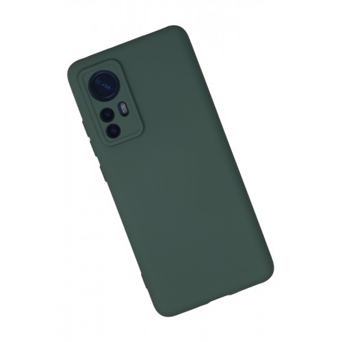 Newface Xiaomi Mi 12X Kılıf Nano içi Kadife Silikon - Koyu Yeşil Newface Xiaomi Mi 12X Kılıf Nano içi Kadife Silikon - Koyu Yeşil