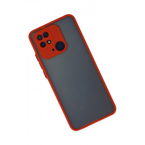 Newface Xiaomi Redmi 10C Kılıf Montreal Silikon Kapak - Kırmızı Newface Xiaomi Redmi 10C Kılıf Montreal Silikon Kapak - Kırmızı