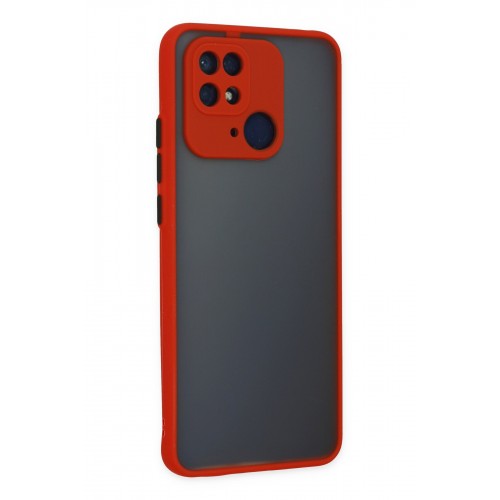 Newface Xiaomi Redmi 10C Kılıf Montreal Silikon Kapak - Kırmızı Newface Xiaomi Redmi 10C Kılıf Montreal Silikon Kapak - Kırmızı