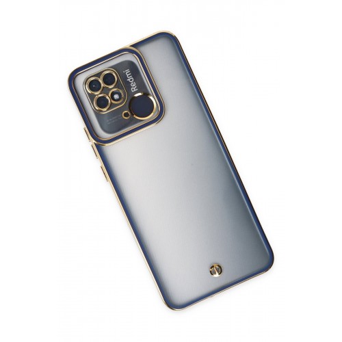 Newface Xiaomi Redmi 10C Kılıf Liva Lens Silikon - Mavi Newface Xiaomi Redmi 10C Kılıf Liva Lens Silikon - Mavi
