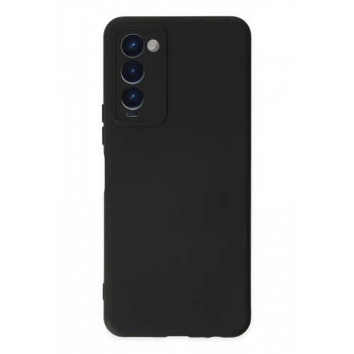 Newface Tecno Camon 18 Kılıf Nano içi Kadife Silikon - Siyah Newface Tecno Camon 18 Kılıf Nano içi Kadife Silikon - Siyah