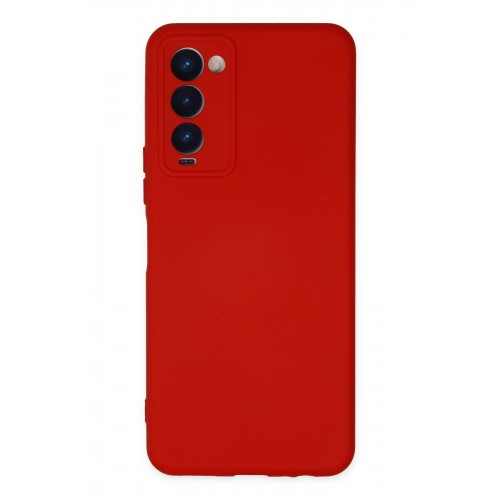 Newface Tecno Camon 18 Kılıf Nano içi Kadife Silikon - Kırmızı Newface Tecno Camon 18 Kılıf Nano içi Kadife Silikon - Kırmızı
