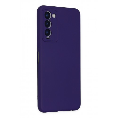 Newface Tecno Camon 18 Kılıf Nano içi Kadife Silikon - Mor Newface Tecno Camon 18 Kılıf Nano içi Kadife Silikon - Mor
