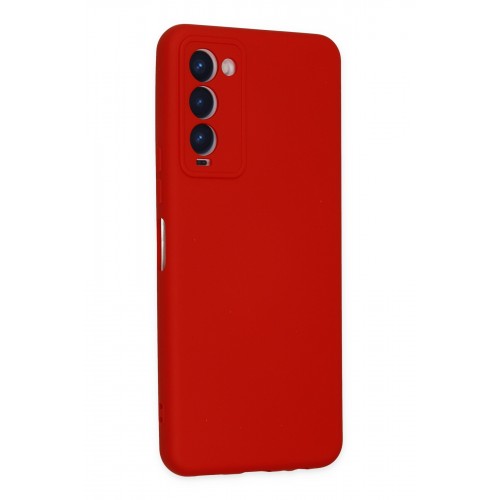Newface Tecno Camon 18P Kılıf Nano içi Kadife Silikon - Kırmızı Newface Tecno Camon 18P Kılıf Nano içi Kadife Silikon - Kırmızı