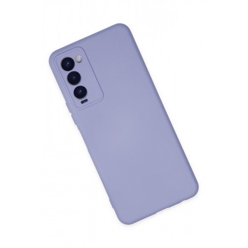 Newface Tecno Camon 18P Kılıf Nano içi Kadife Silikon - Lila Newface Tecno Camon 18P Kılıf Nano içi Kadife Silikon - Lila