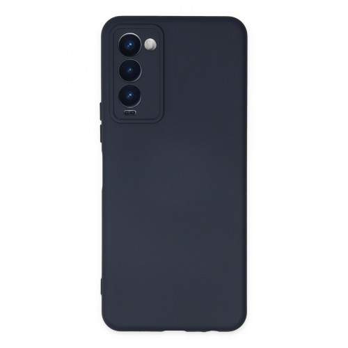 Newface Tecno Camon 18P Kılıf Nano içi Kadife Silikon - Lacivert Newface Tecno Camon 18P Kılıf Nano içi Kadife Silikon - Lacivert
