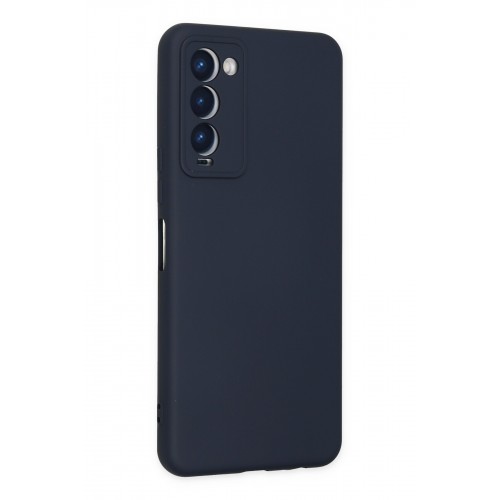 Newface Tecno Camon 18P Kılıf Nano içi Kadife Silikon - Lacivert Newface Tecno Camon 18P Kılıf Nano içi Kadife Silikon - Lacivert