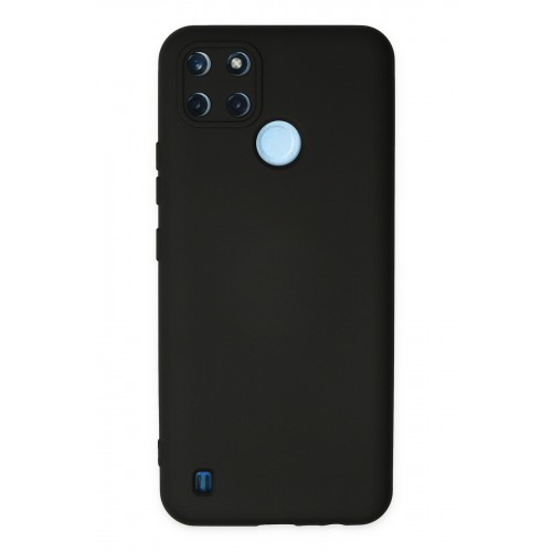 Newface Realme C25Y Kılıf Nano içi Kadife Silikon - Siyah Newface Realme C25Y Kılıf Nano içi Kadife Silikon - Siyah