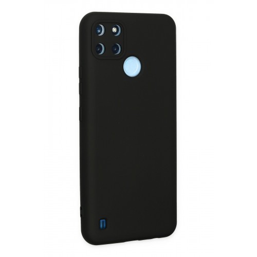 Newface Realme C25Y Kılıf Nano içi Kadife Silikon - Siyah Newface Realme C25Y Kılıf Nano içi Kadife Silikon - Siyah