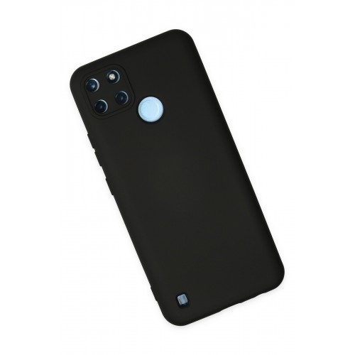 Newface Realme C21Y Kılıf Nano içi Kadife Silikon - Siyah Newface Realme C21Y Kılıf Nano içi Kadife Silikon - Siyah