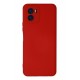 Newface Vivo Y15S Kılıf Nano içi Kadife Silikon - Kırmızı Newface Vivo Y15S Kılıf Nano içi Kadife Silikon - Kırmızı