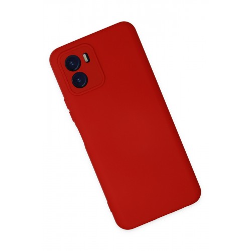 Newface Vivo Y15S Kılıf Nano içi Kadife Silikon - Kırmızı Newface Vivo Y15S Kılıf Nano içi Kadife Silikon - Kırmızı