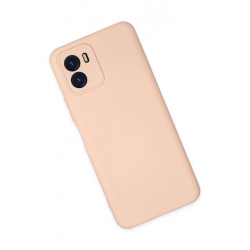 Newface Vivo Y15S Kılıf Nano içi Kadife Silikon - Pudra Newface Vivo Y15S Kılıf Nano içi Kadife Silikon - Pudra
