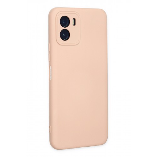 Newface Vivo Y15S Kılıf Nano içi Kadife Silikon - Pudra Newface Vivo Y15S Kılıf Nano içi Kadife Silikon - Pudra