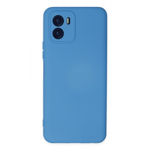 Newface Vivo Y15S Kılıf Nano içi Kadife Silikon - Mavi Newface Vivo Y15S Kılıf Nano içi Kadife Silikon - Mavi