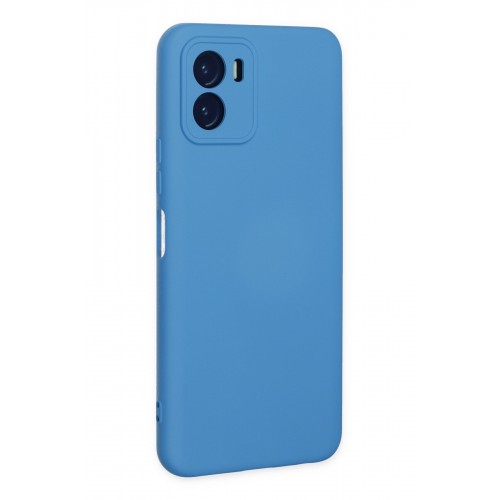 Newface Vivo Y15S Kılıf Nano içi Kadife Silikon - Mavi Newface Vivo Y15S Kılıf Nano içi Kadife Silikon - Mavi