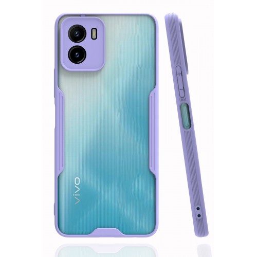 Newface Vivo Y15S Kılıf Platin Silikon - Lila Newface Vivo Y15S Kılıf Platin Silikon - Lila