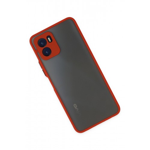 Newface Vivo Y15S Kılıf Montreal Silikon Kapak - Kırmızı Newface Vivo Y15S Kılıf Montreal Silikon Kapak - Kırmızı