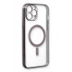 Newface iPhone 12 Pro Max Kılıf Magneticsafe Lazer Silikon - Siyah Newface iPhone 12 Pro Max Kılıf Magneticsafe Lazer Silikon - Siyah