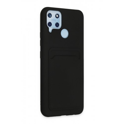 Newface Realme C25 Kılıf Kelvin Kartvizitli Silikon - Siyah Newface Realme C25 Kılıf Kelvin Kartvizitli Silikon - Siyah