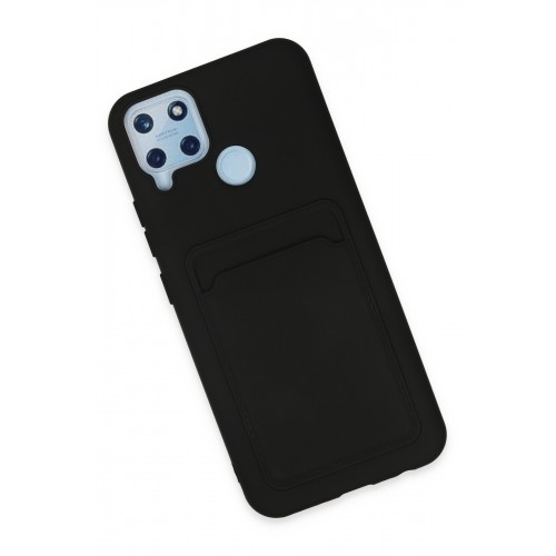 Newface Realme C25s Kılıf Kelvin Kartvizitli Silikon - Siyah Newface Realme C25s Kılıf Kelvin Kartvizitli Silikon - Siyah