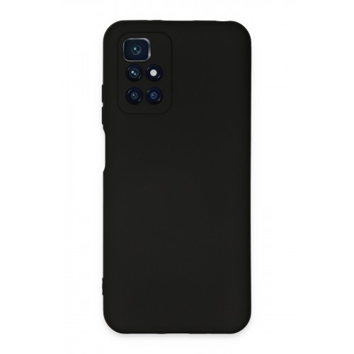 Newface Xiaomi Redmi Note 11 4G Kılıf Nano içi Kadife  Silikon - Siyah