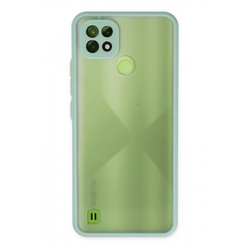 Newface Realme C21 Kılıf Montreal Silikon Kapak - Turkuaz Newface Realme C21 Kılıf Montreal Silikon Kapak - Turkuaz