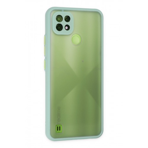 Newface Realme C21 Kılıf Montreal Silikon Kapak - Turkuaz Newface Realme C21 Kılıf Montreal Silikon Kapak - Turkuaz
