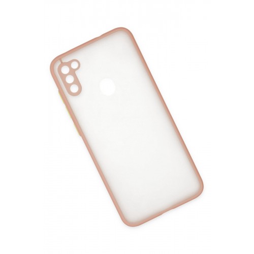 Newface Samsung Galaxy M11 Kılıf Montreal Silikon Kapak - Pembe Newface Samsung Galaxy M11 Kılıf Montreal Silikon Kapak - Pembe