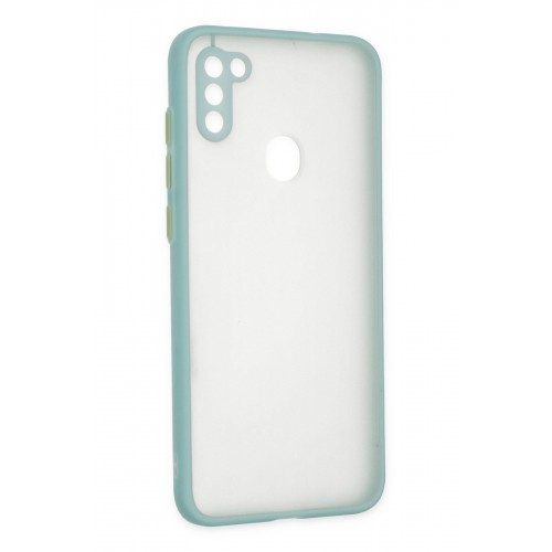 Newface Samsung Galaxy M11 Kılıf Montreal Silikon Kapak - Turkuaz Newface Samsung Galaxy M11 Kılıf Montreal Silikon Kapak - Turkuaz