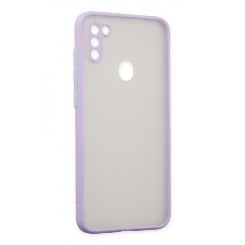 Newface Samsung Galaxy A11 Kılıf Montreal Silikon Kapak - Mor Newface Samsung Galaxy A11 Kılıf Montreal Silikon Kapak - Mor