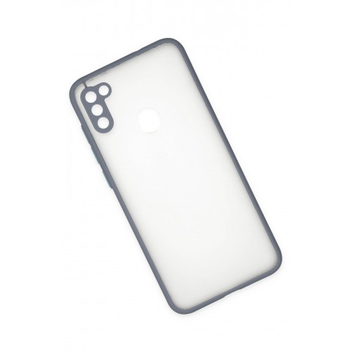 Newface Samsung Galaxy A11 Kılıf Montreal Silikon Kapak - Gri Newface Samsung Galaxy A11 Kılıf Montreal Silikon Kapak - Gri