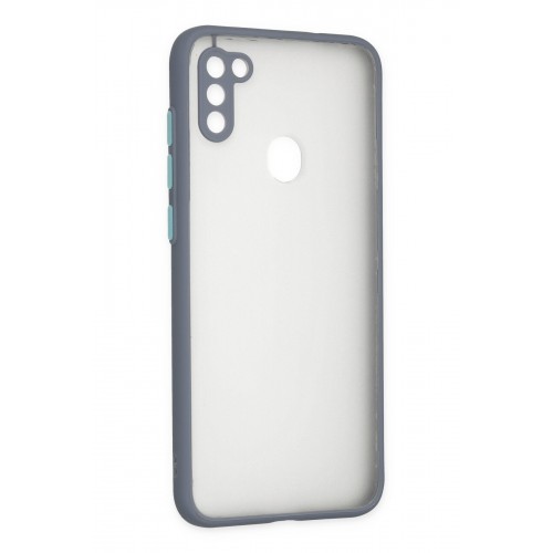 Newface Samsung Galaxy A11 Kılıf Montreal Silikon Kapak - Gri Newface Samsung Galaxy A11 Kılıf Montreal Silikon Kapak - Gri