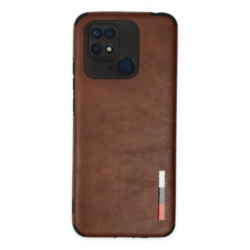 Newface Xiaomi Redmi 10C Kılıf Loop Deri Silikon - Kahverengi Newface Xiaomi Redmi 10C Kılıf Loop Deri Silikon - Kahverengi