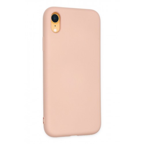 Newface iPhone XR Kılıf Nano içi Kadife Silikon - Pudra Newface iPhone XR Kılıf Nano içi Kadife Silikon - Pudra