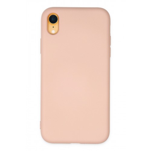 Newface iPhone XR Kılıf Nano içi Kadife Silikon - Pudra Newface iPhone XR Kılıf Nano içi Kadife Silikon - Pudra