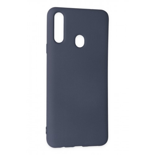 Newface Samsung Galaxy A20S Kılıf Nano içi Kadife Silikon - Gri Newface Samsung Galaxy A20S Kılıf Nano içi Kadife Silikon - Gri