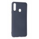 Newface Samsung Galaxy A20S Kılıf Nano içi Kadife Silikon - Gri Newface Samsung Galaxy A20S Kılıf Nano içi Kadife Silikon - Gri