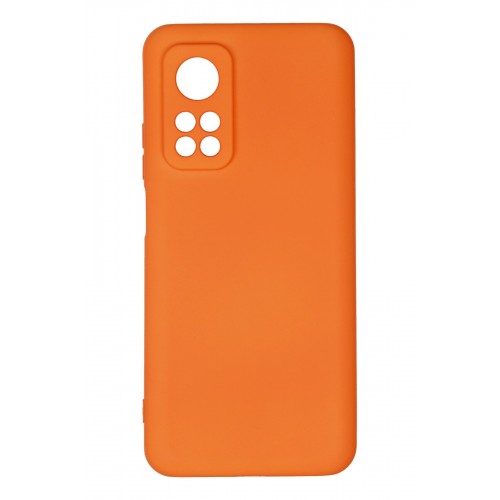 Newface Xiaomi Mi 10T Pro Kılıf Nano içi Kadife Silikon - Turuncu Newface Xiaomi Mi 10T Pro Kılıf Nano içi Kadife Silikon - Turuncu