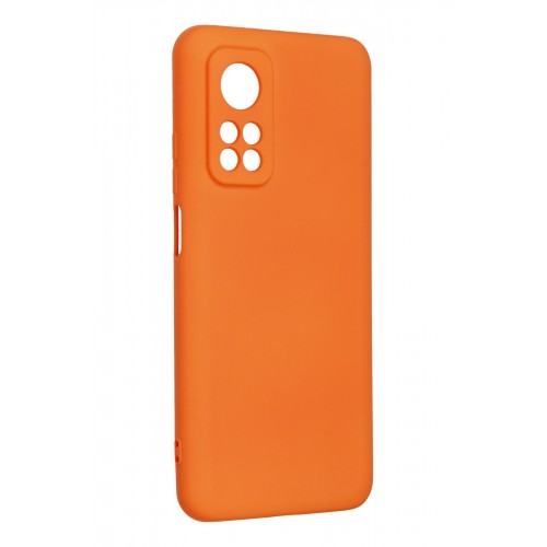 Newface Xiaomi Mi 10T Pro Kılıf Nano içi Kadife Silikon - Turuncu Newface Xiaomi Mi 10T Pro Kılıf Nano içi Kadife Silikon - Turuncu