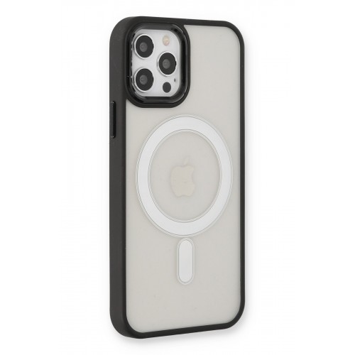 Newface iPhone 12 Pro Kılıf Room Magneticsafe Silikon - Siyah Newface iPhone 12 Pro Kılıf Room Magneticsafe Silikon - Siyah