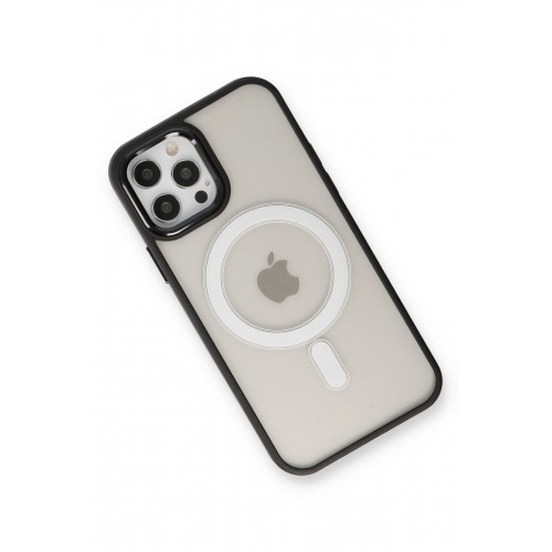 Newface iPhone 12 Pro Kılıf Room Magneticsafe Silikon - Siyah Newface iPhone 12 Pro Kılıf Room Magneticsafe Silikon - Siyah