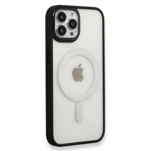 Newface iPhone 13 Pro Max Kılıf Room Magneticsafe Silikon - Siyah Newface iPhone 13 Pro Max Kılıf Room Magneticsafe Silikon - Siyah