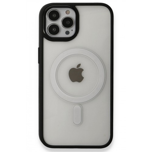 Newface iPhone 13 Pro Max Kılıf Room Magneticsafe Silikon - Siyah Newface iPhone 13 Pro Max Kılıf Room Magneticsafe Silikon - Siyah
