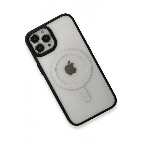Newface iPhone 13 Pro Max Kılıf Room Magneticsafe Silikon - Siyah Newface iPhone 13 Pro Max Kılıf Room Magneticsafe Silikon - Siyah