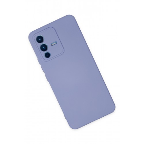 Newface Vivo V23 5G Kılıf Nano içi Kadife Silikon - Lila Newface Vivo V23 5G Kılıf Nano içi Kadife Silikon - Lila