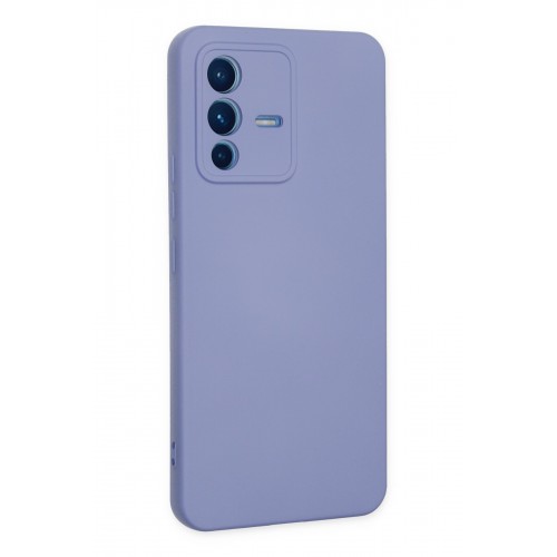Newface Vivo V23 5G Kılıf Nano içi Kadife Silikon - Lila Newface Vivo V23 5G Kılıf Nano içi Kadife Silikon - Lila
