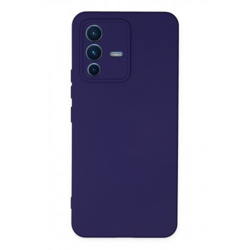 Newface Vivo V23 5G Kılıf Nano içi Kadife Silikon - Mor Newface Vivo V23 5G Kılıf Nano içi Kadife Silikon - Mor